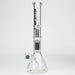 NG | 18 inch 6-Arm Perc & Splash Guard Beaker [G607-7] Glass Bong High-End Brands Glass BLACK