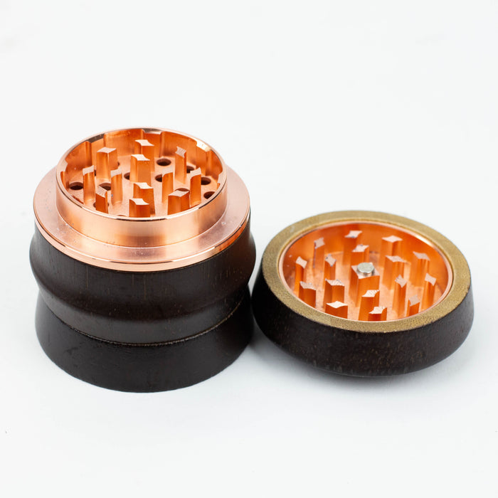 Genie | 4 parts wooden cover grinder [SS-148] Regular Grinder BB Canada