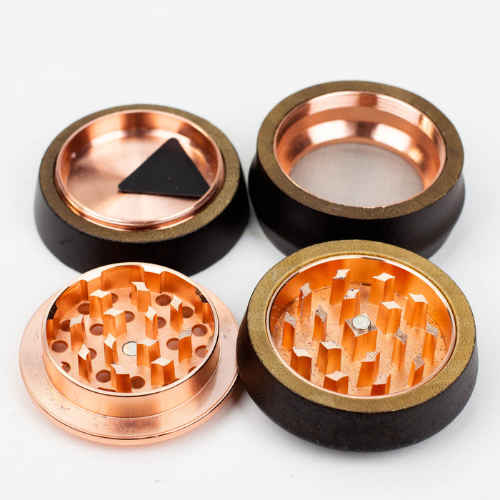 Genie | 4 parts wooden cover grinder [SS-148] Regular Grinder BB Canada