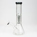 12" Genie-Tree arms color accented glass water bong Beaker Bong ONE
