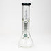 12" Genie-Tree arms color accented glass water bong Beaker Bong ONE