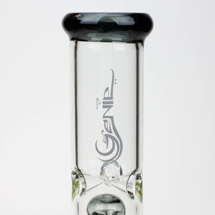 12" Genie-Tree arms color accented glass water bong Beaker Bong ONE