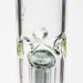 12" Genie-Tree arms color accented glass water bong Beaker Bong ONE