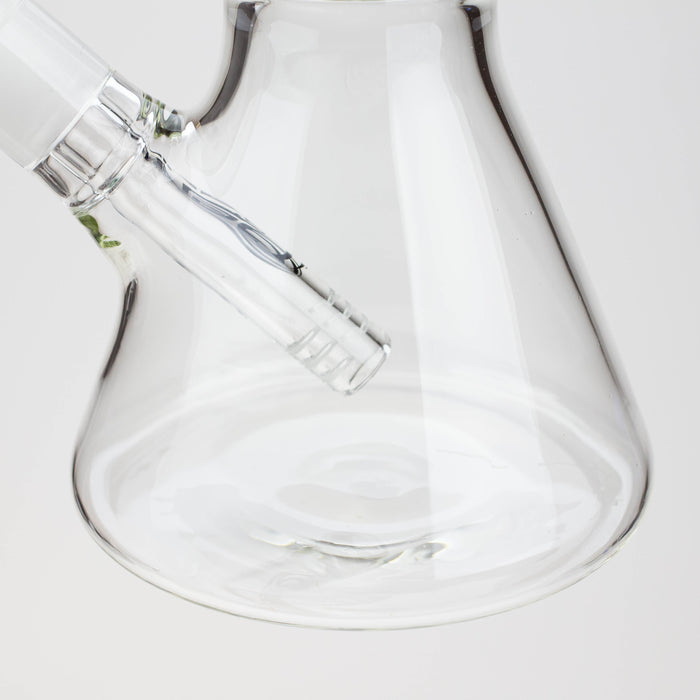 12" Genie-Tree arms color accented glass water bong Beaker Bong ONE