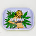 Novelty Metal Rolling Tray-Small Tray Smoking Cat Distribution Dank Girl