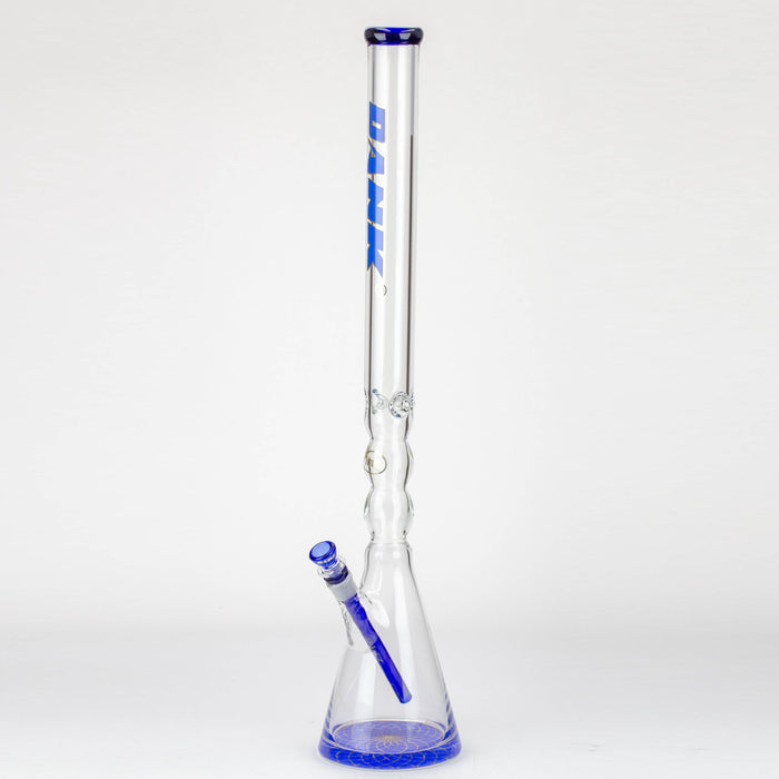 DANK | 29" Curved Tube Beaker Bong – Thick 7mm Borosilicate Glass Glass Bong Smoking Cat Distribution Blue