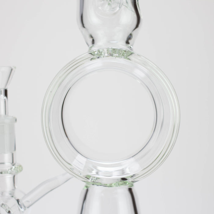 H2O | 19" Cone diffuser glass water bong [H2O-5012]