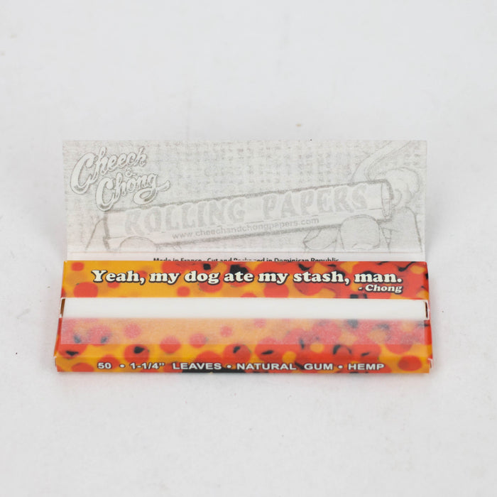 Cheech and Chong Hemp Papers - 1 1/4" - 25 packs 1 - 1/4" Size ONE