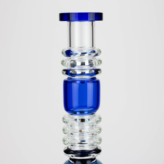 H2O | 15" Gold fumed sphere Glass water bong [H2O-5017]