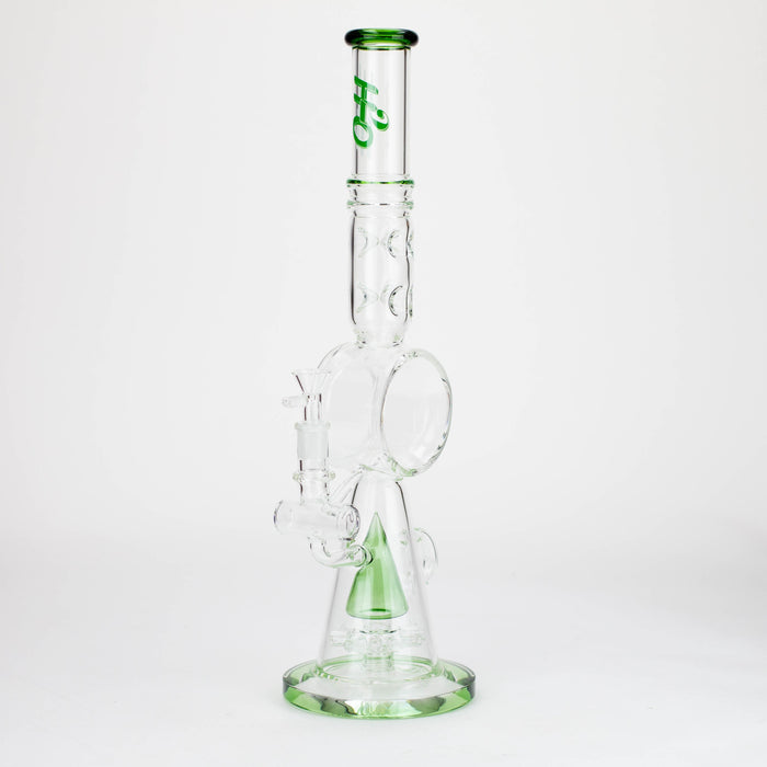 H2O | 19" Cone diffuser glass water bong [H2O-5012]