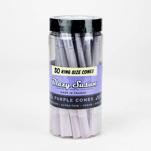 Blazy Susan | Purple King size Cones Pack of 50 Pre-rolled Cone (Bulk / Tower) Smoking Cat Distribution