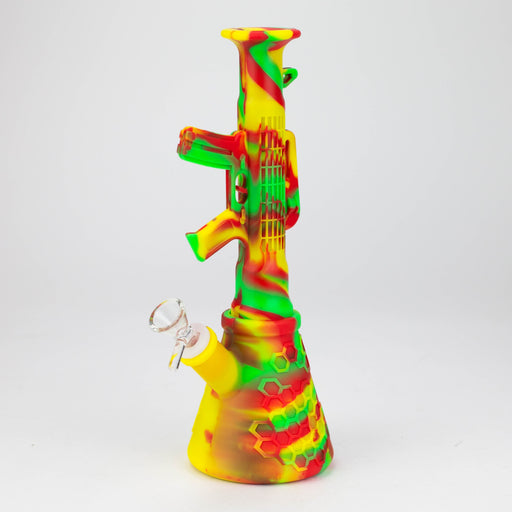 Fortune | 11-½" Silicone AK-47 Bong-Assorted Resin · Silicone · Plastic Bong Super Supplys Inc