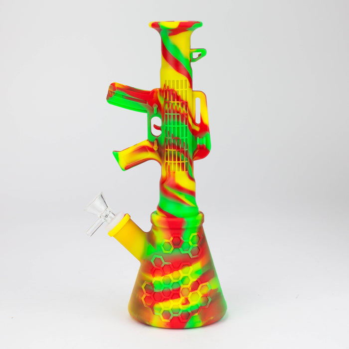 Fortune | 11-½" Silicone AK-47 Bong-Assorted Resin · Silicone · Plastic Bong Super Supplys Inc