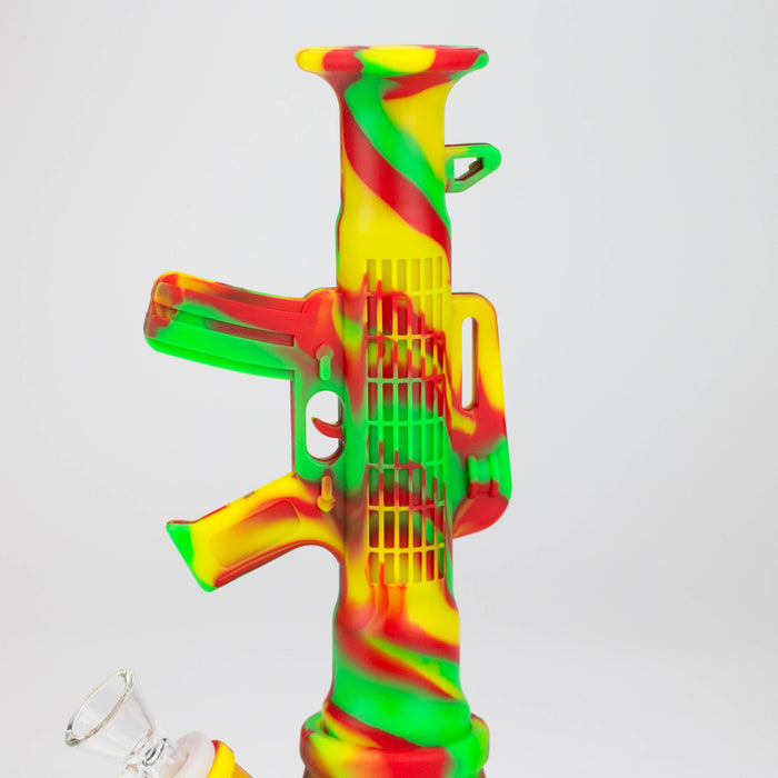 Fortune | 11-½" Silicone AK-47 Bong-Assorted