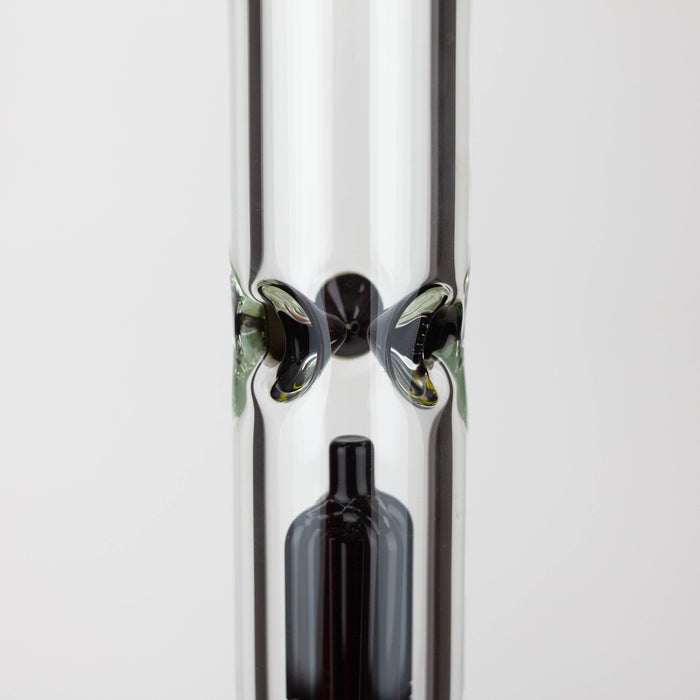 Infyniti | 24" Dual tree 7mm beaker glass water bong