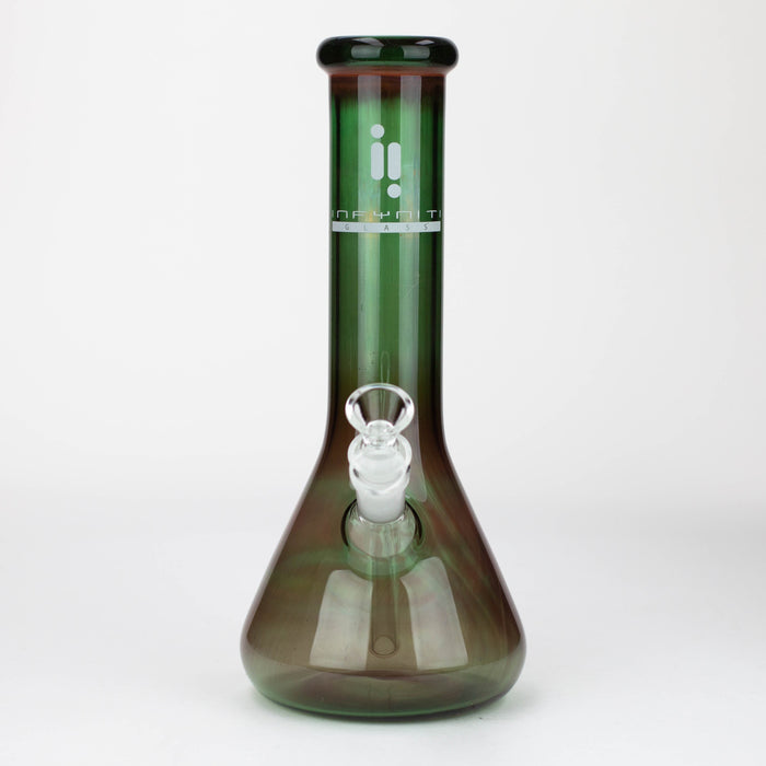 Infyniti |12' Green tube glass water bong Beaker Bong ONE