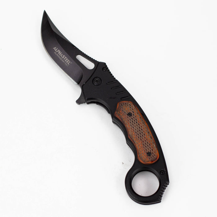 ALPHASTEEL | 8.5" Folding pocket knife [FA25]