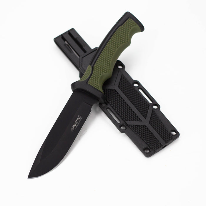 ALPHASTEEL | Fixed Blade Knife with ABS Sheath [2868]