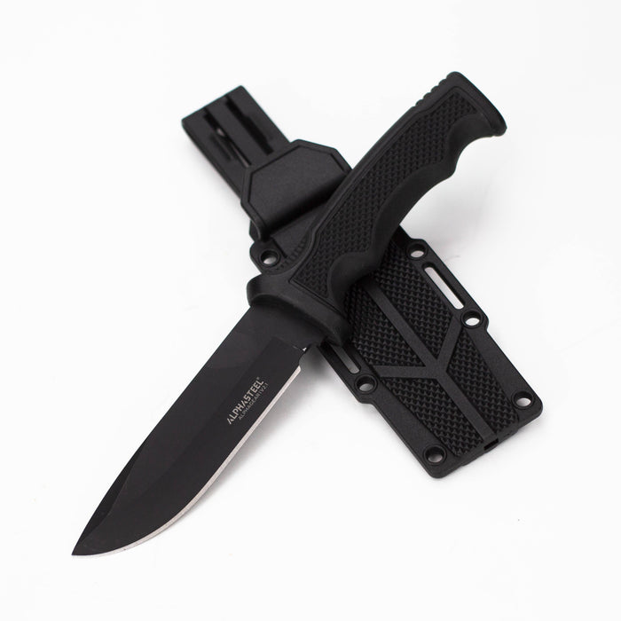ALPHASTEEL | Fixed Blade Knife with ABS Sheath [2868]