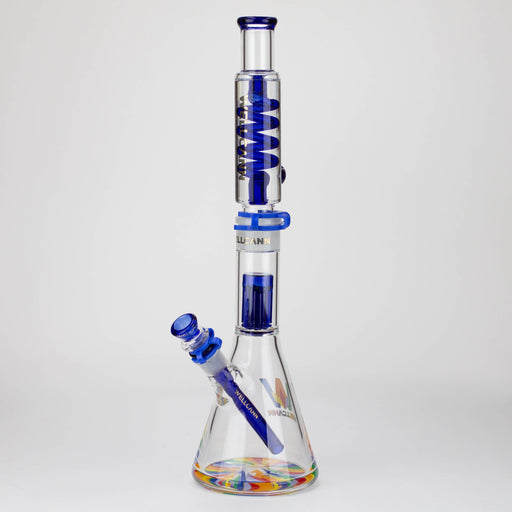 WELLCANN | 18" Glycerine Detachable Glass Bong [560] Glass Bong Northern Aurora Trading Ltd Blue