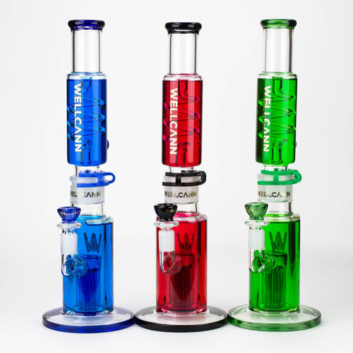 WELLCANN | 15" Glycerine Detachable Glass Bong [502] Glass Bong Northern Aurora Trading Ltd