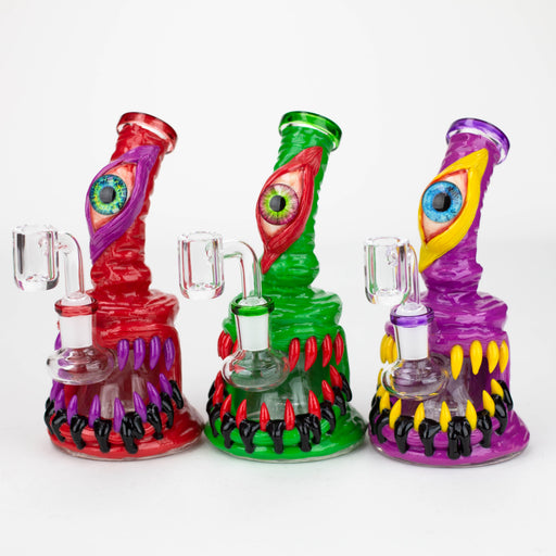 6" Resin 3D glow artwork Dab Rig [TX813] Rig ONE