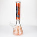 15.5" 9 mm Graphic glass water bong [GBT2117] Glass Bong ONE