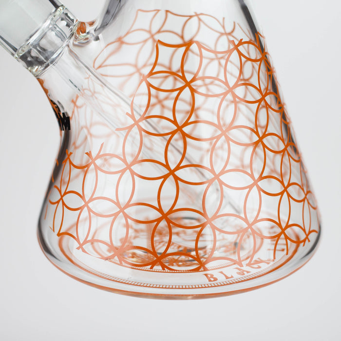 15.5" 9 mm Graphic glass water bong [GBT2117] Glass Bong ONE