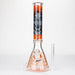 15.5" 9 mm Graphic glass water bong [GBT2117] Glass Bong ONE