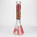 15.5" 9 mm Graphic glass water bong [GBT2117] Glass Bong ONE Graphic D