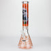 15.5" 9 mm Graphic glass water bong [GBT2117] Glass Bong ONE Graphic E