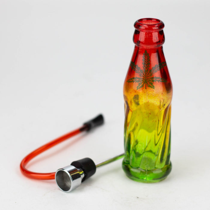 5" rasta mini glass water pipe display of 12 Glass Pipe JJ Distribution