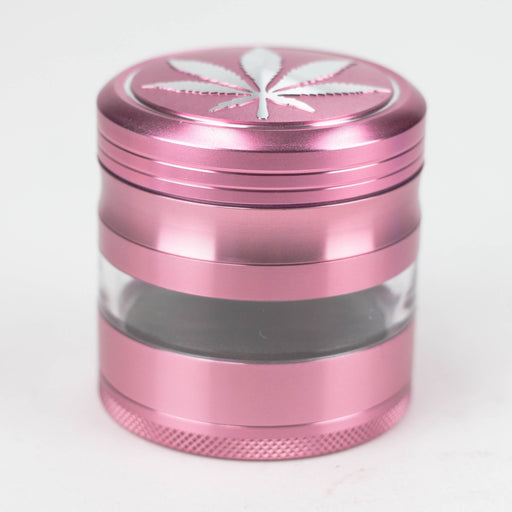 XTREME | 4 parts Aluminum herb grinder [CN6220] Regular Grinder Canadian Distributor Pink