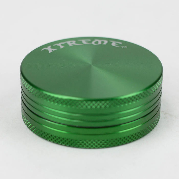 XTREME | 2 parts Aluminum herb grinder [CNC560-2] Regular Grinder Canadian Distributor Green