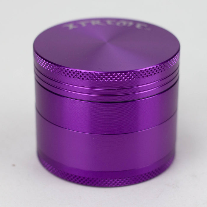 XTREME | 4 parts Aluminum herb grinder [CNC560-4] Regular Grinder Canadian Distributor Purple