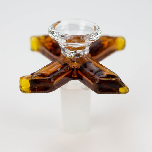 X-shape design Glass Bowl [JC-12542] Bowl · Popper Canadian Distributor