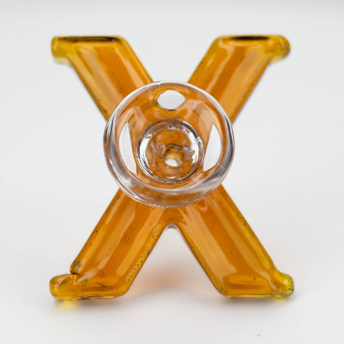 X-shape design Glass Bowl [JC-12542]
