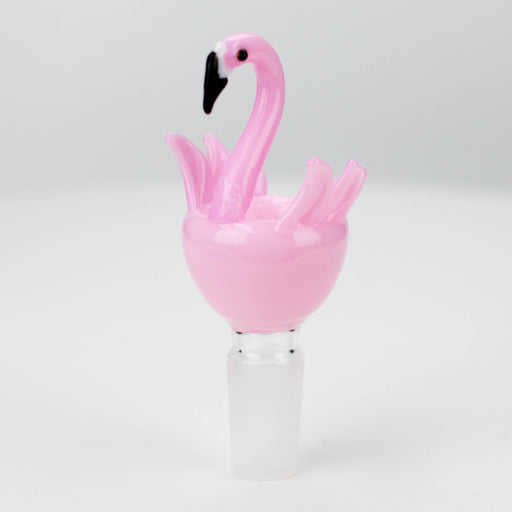 Pink Flamingo Glass Bowl [LM16] Bowl · Popper Canadian Distributor