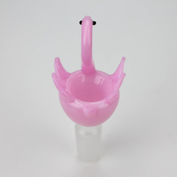 Pink Flamingo Glass Bowl [LM16]