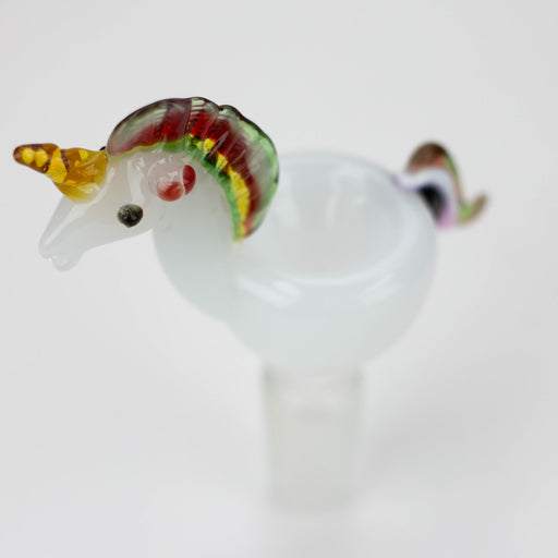 Unicorn design Glass Bowl [LM17] Bowl · Popper Canadian Distributor