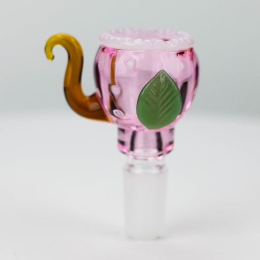 Pink Flower Glass Bowl [LM22] Bowl · Popper Canadian Distributor
