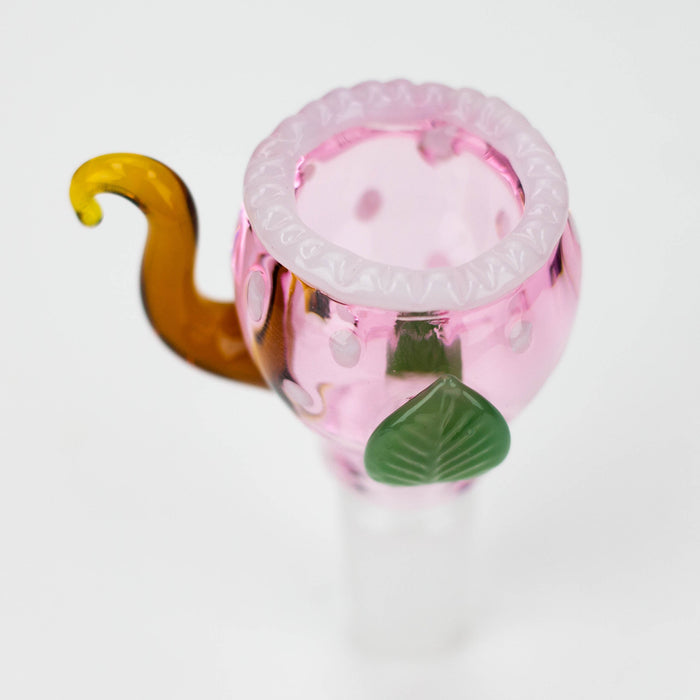 Pink Flower Glass Bowl [LM22]