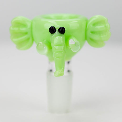 Milky Green Elephant Glass Bowl [LM23] Bowl · Popper Canadian Distributor