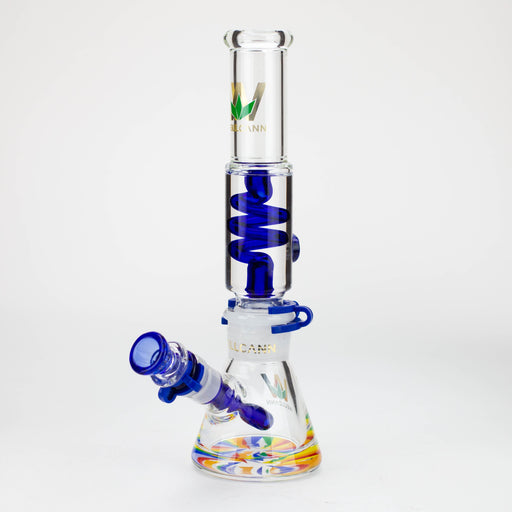 WELLCANN | 12" Glycerine Detachable Glass Bong Glass Bong Northern Aurora Trading Ltd Blue