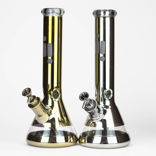 13.5" Infyniti 7 mm metallic beaker bong ( GP2041 ) Glass Bong ONE