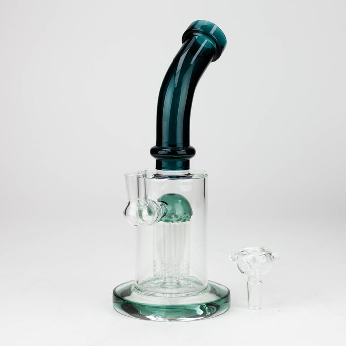 9.5" Tree-arm diffuser bent neck glass bong Box of 2 Glass Bong ONE
