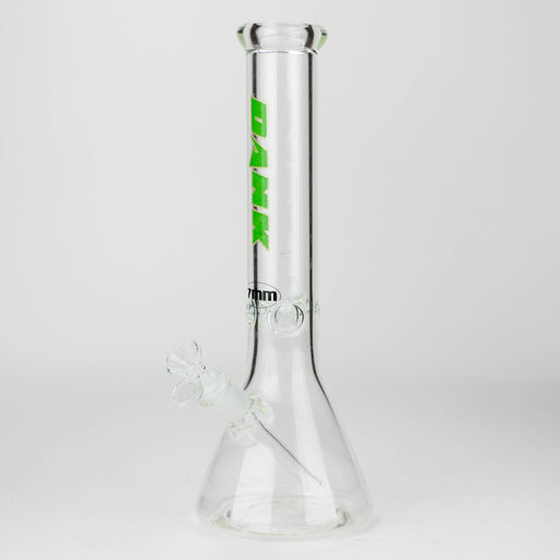 DANK | 14" 7mm Beaker glass Bong Glass Bong Northern Aurora Trading Ltd Green