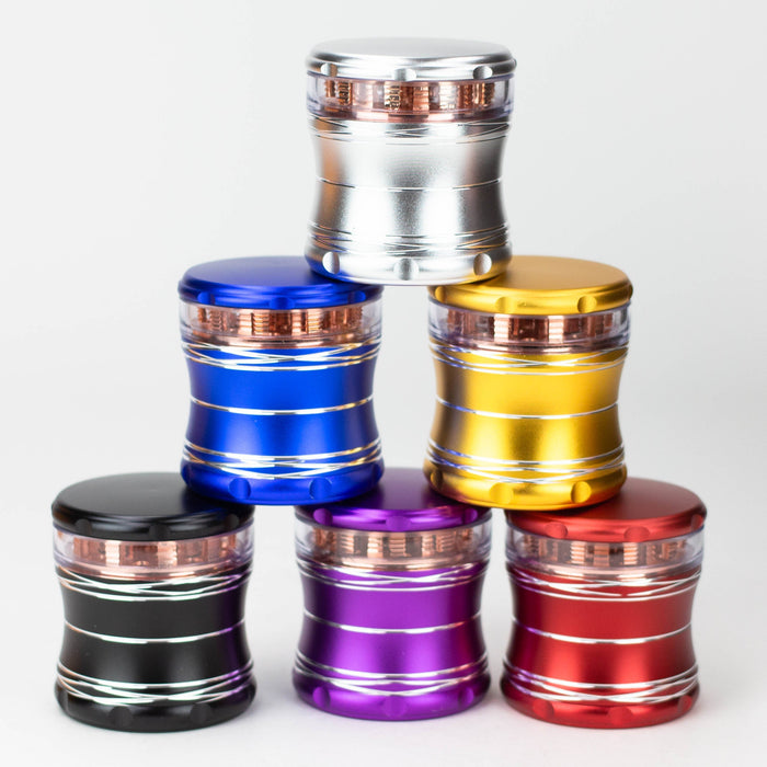 ZHeavy-duty 2.5" Aluminum Grinder 4 Layers [GA3361] Regular Grinder 777 Smoke