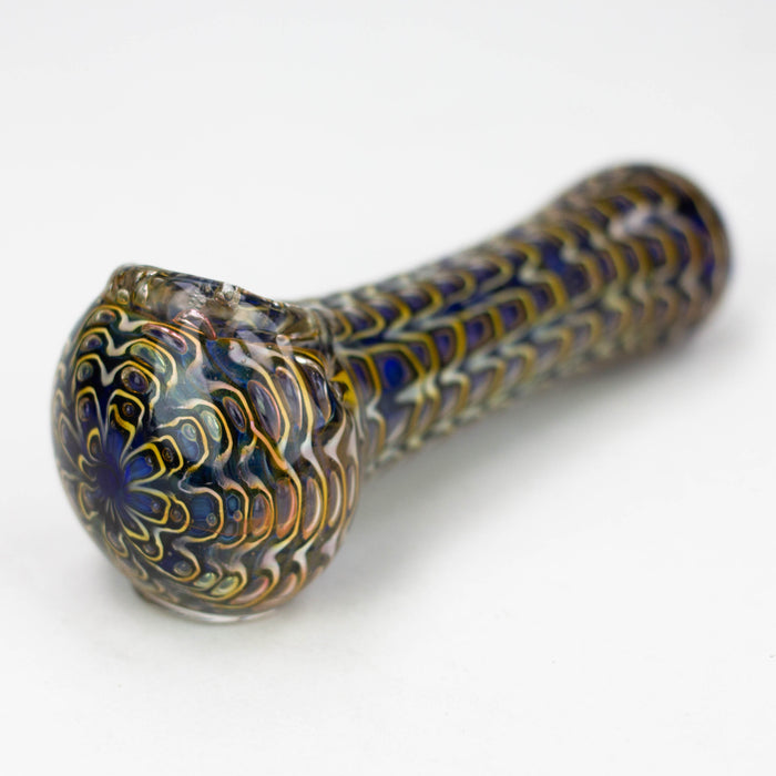 5" Gold Fumed Hand Pipe [10936]