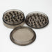 2.5" Transparent Plastic Grinder 3 Layers Box of 12 [GP010] Display Pack 777 Smoke